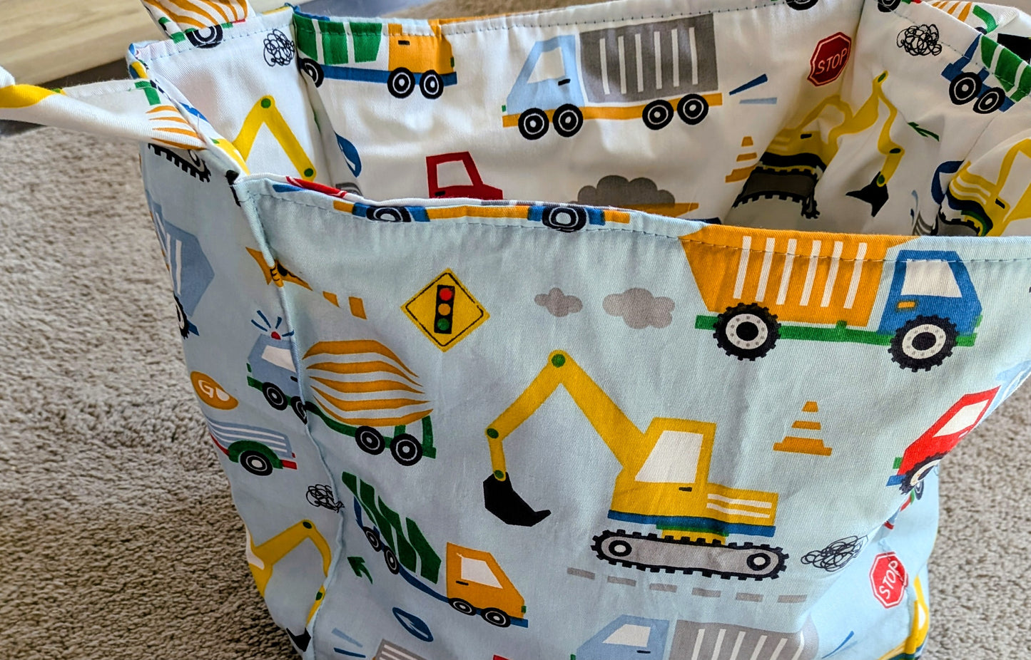 Transport Toy Basket – Fabric, Lightweight & Portable