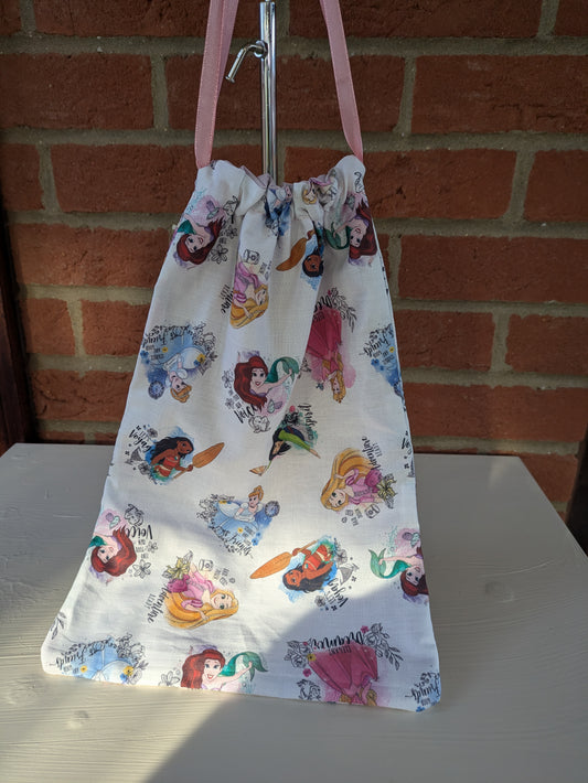 Princess drawstring bag