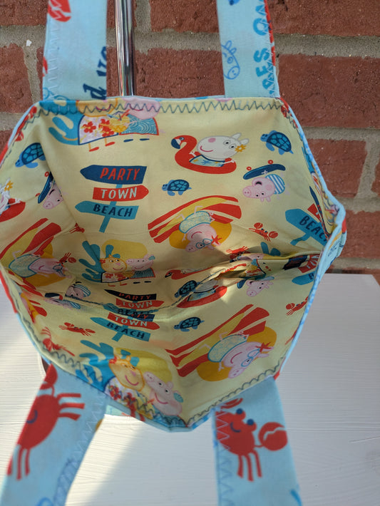 Peppa pig tote bag