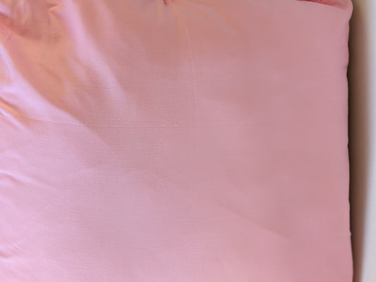 Pink flower patchwork cushion