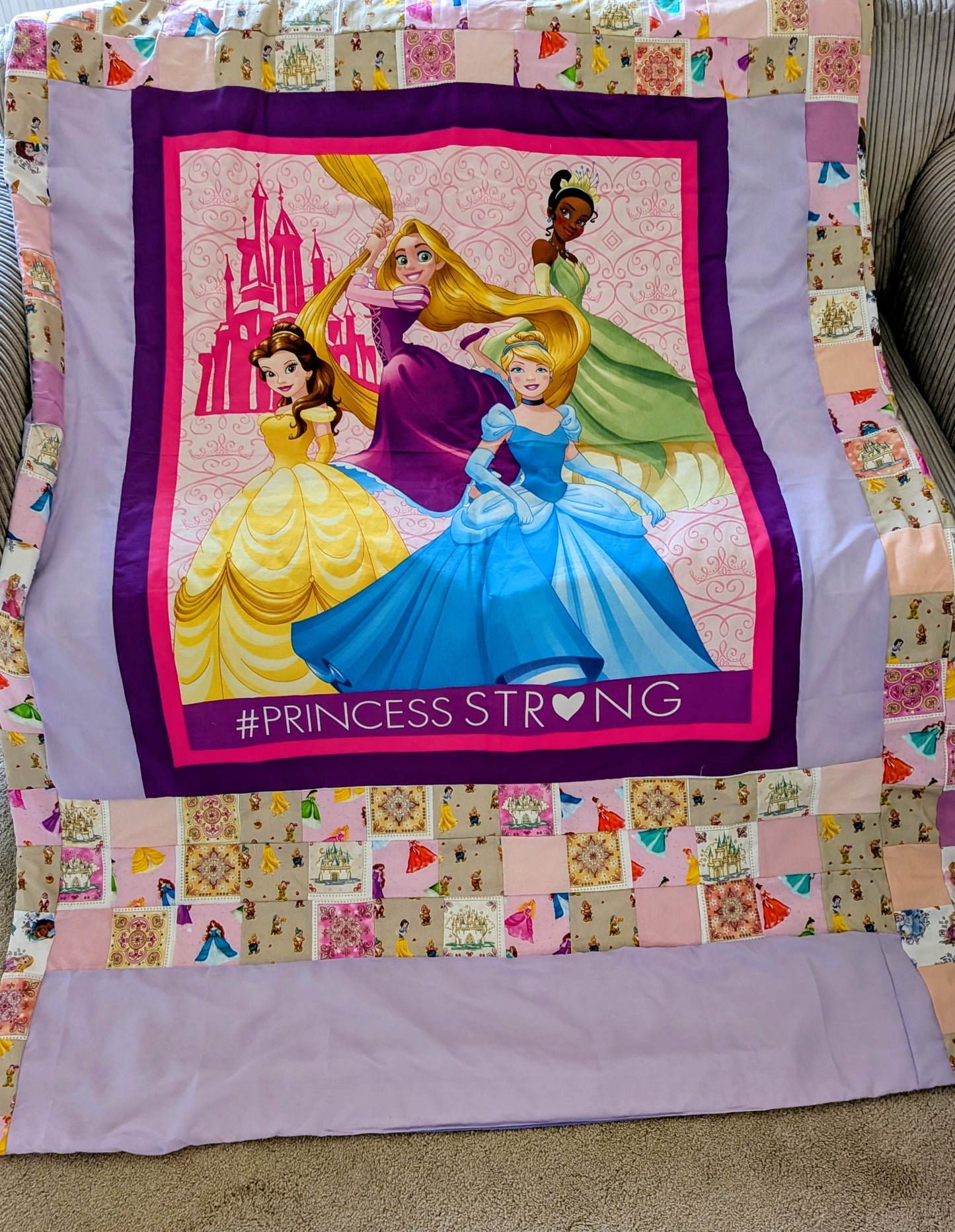 Princess patchwork quilt