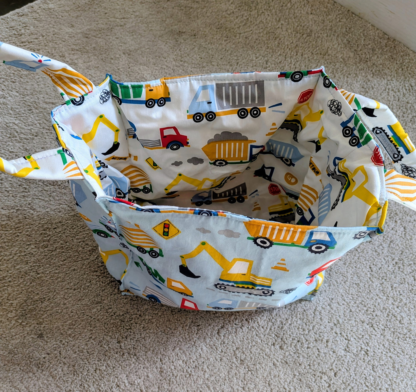 Transport Toy Basket – Fabric, Lightweight & Portable