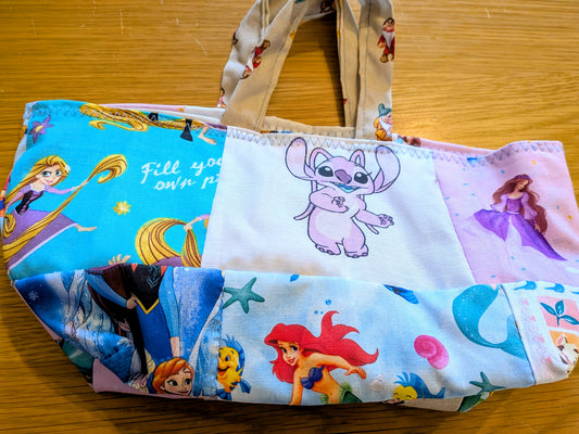 Patchwork Princess Kids’ Tote Bag 👑🌸