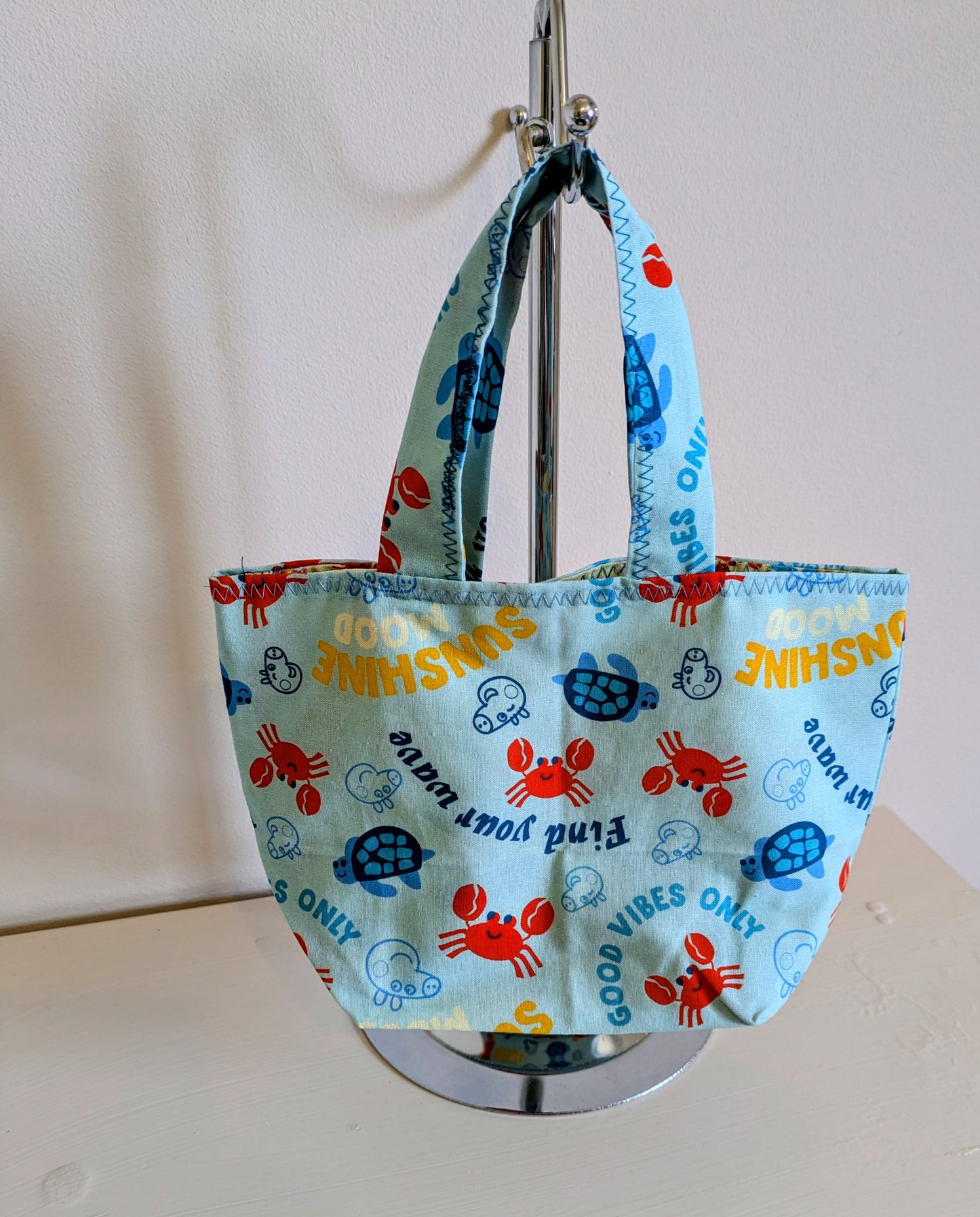 Peppa Pig tote bag by Harrie's Crafts featuring a colorful Peppa Pig character design on durable fabric.