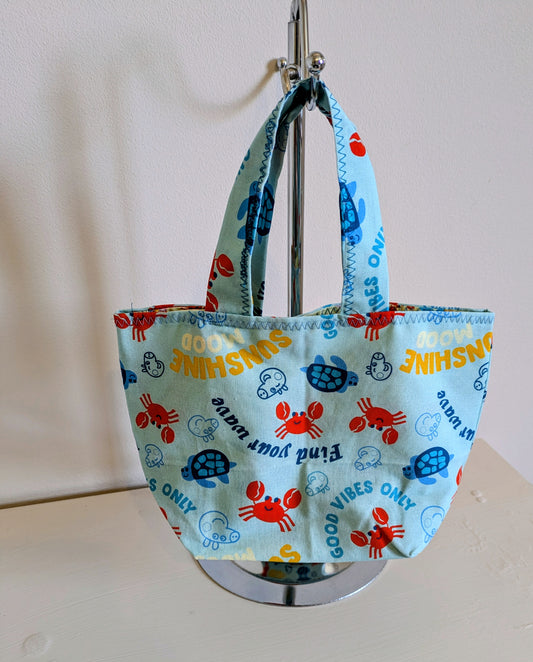 Peppa Pig tote bag by Harrie's Crafts featuring a colorful Peppa Pig character design on durable fabric.